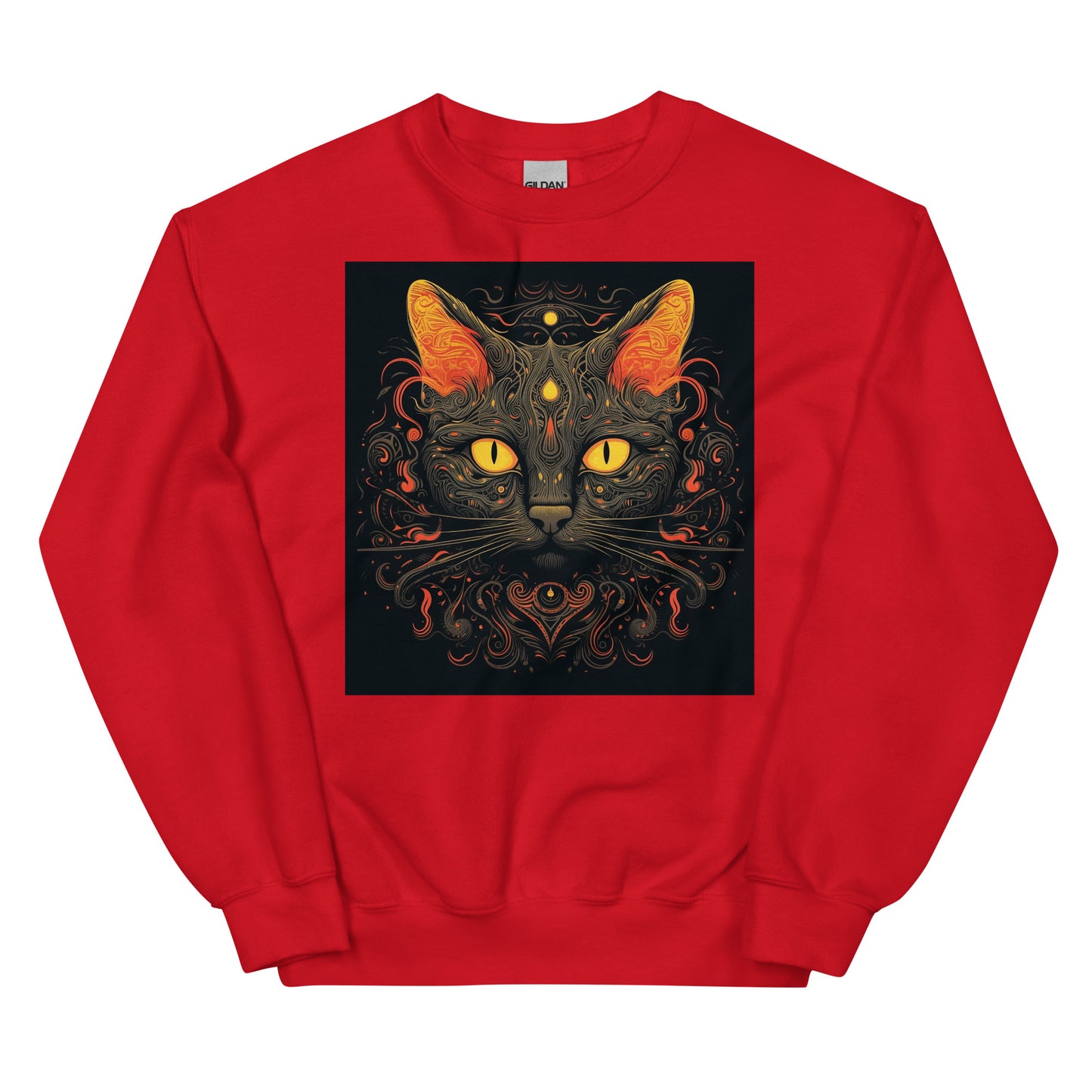 Black Cat Mystical - Unisex Sweatshirt