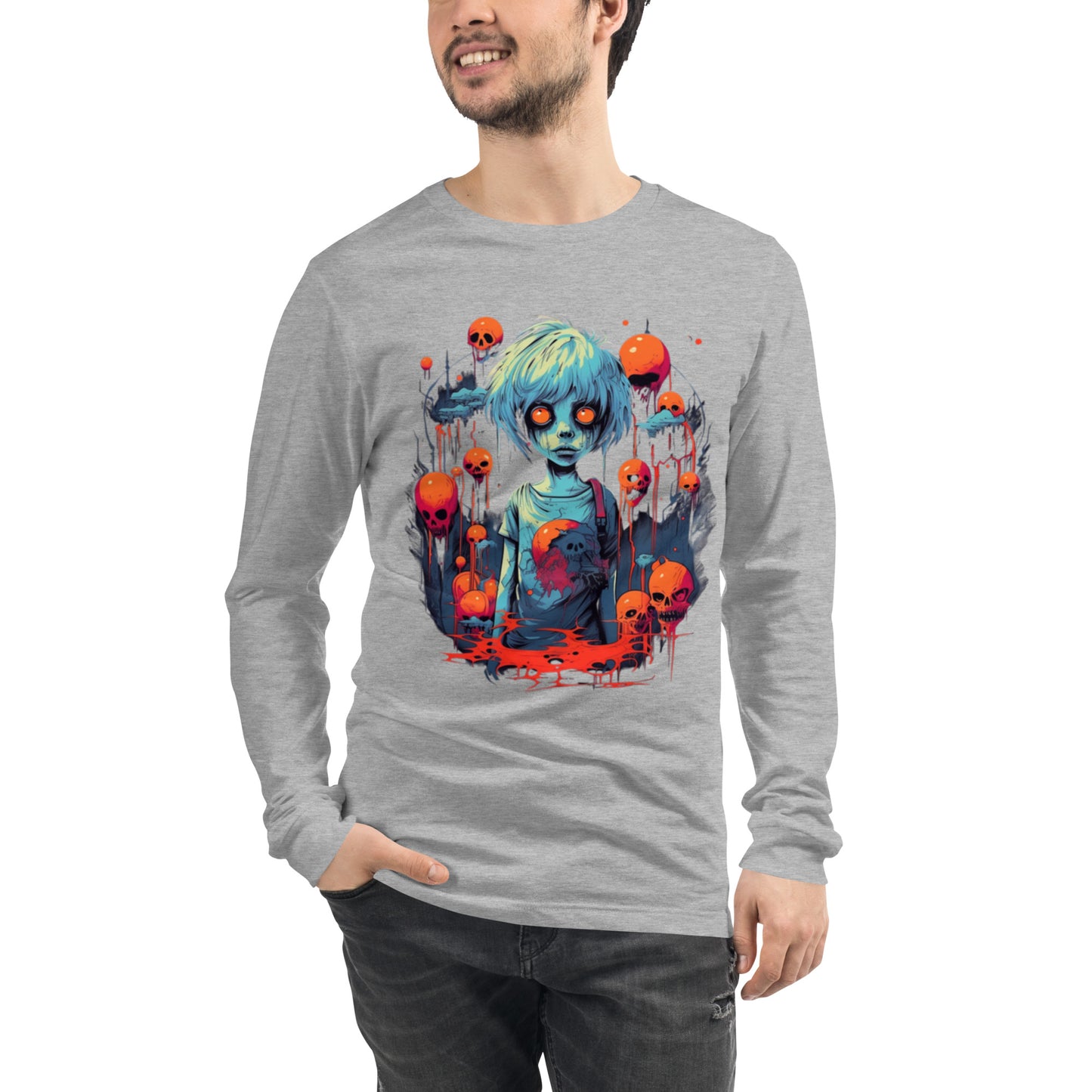 Zombie Boy - Unisex Long Sleeve Tee