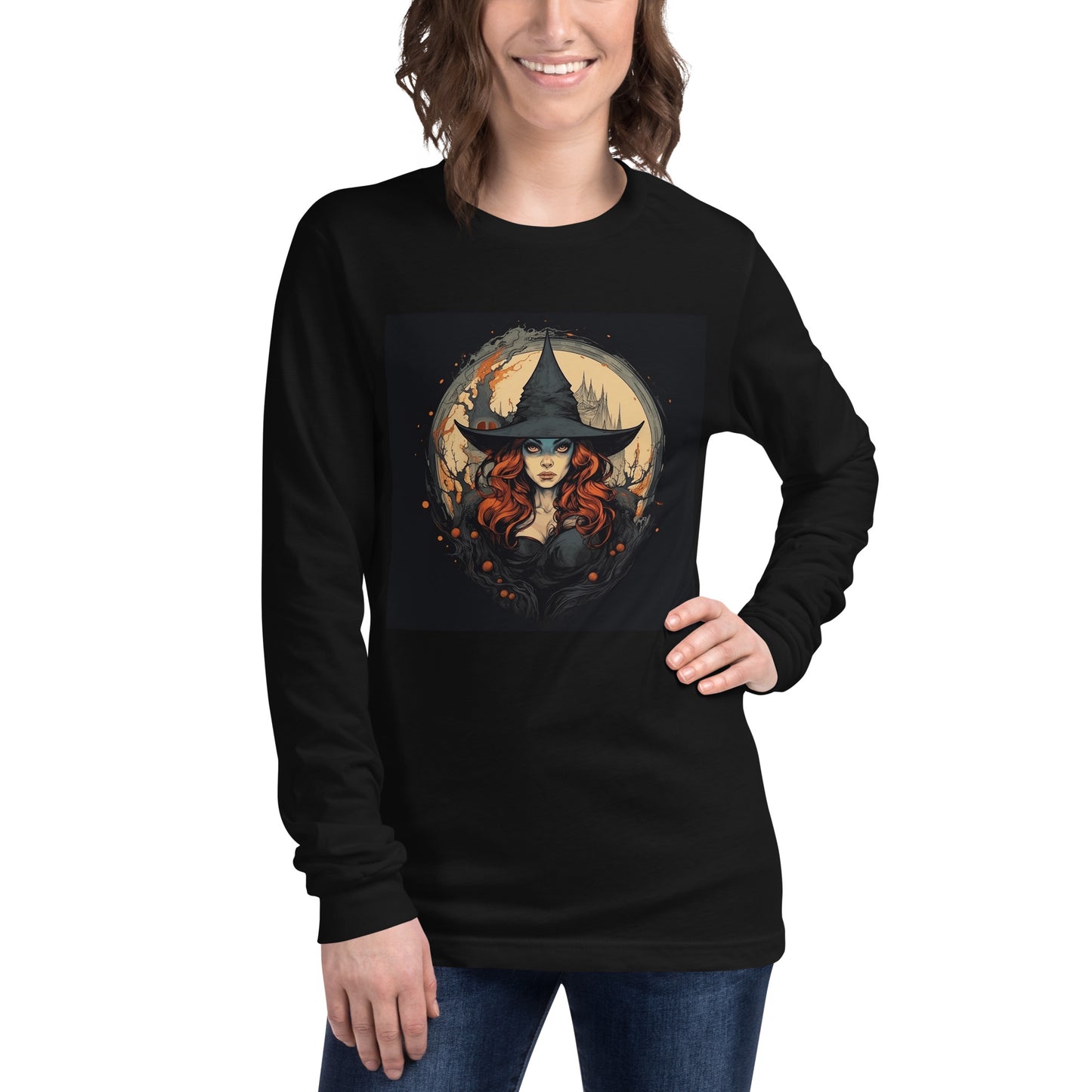 Halloween Witch #2 - Unisex Long Sleeve Tee