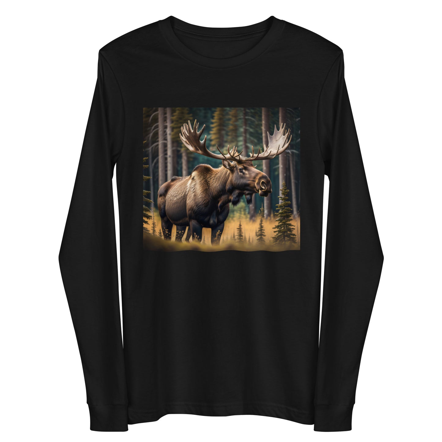 Wilderness Moose - Unisex Long Sleeve Tee