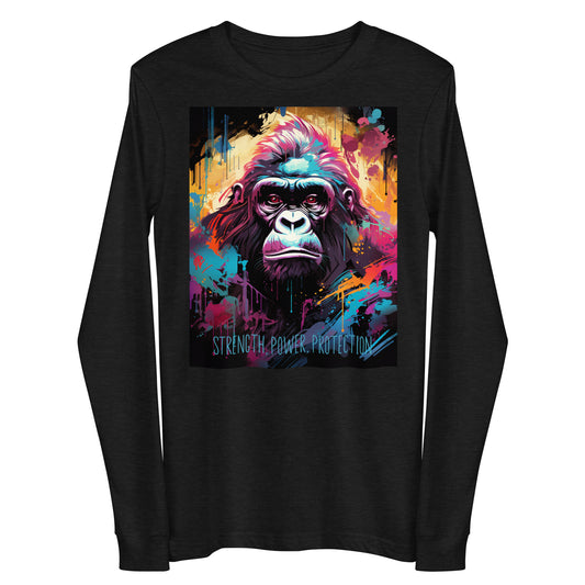 Gorilla "Strength" Unisex Long Sleeve Tee