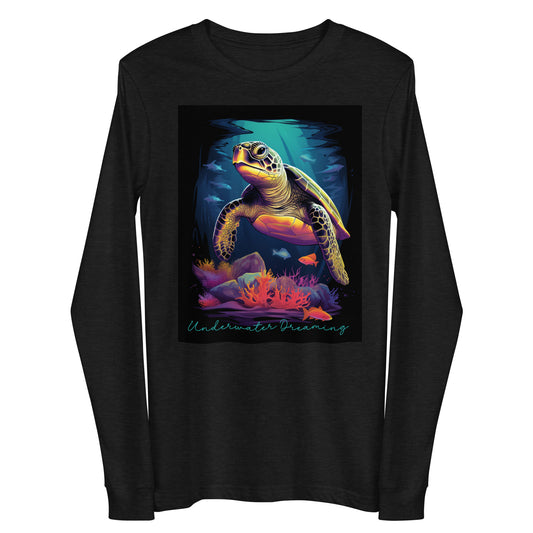 Turtle "Underwater Dreaming" Unisex Long Sleeve Tee