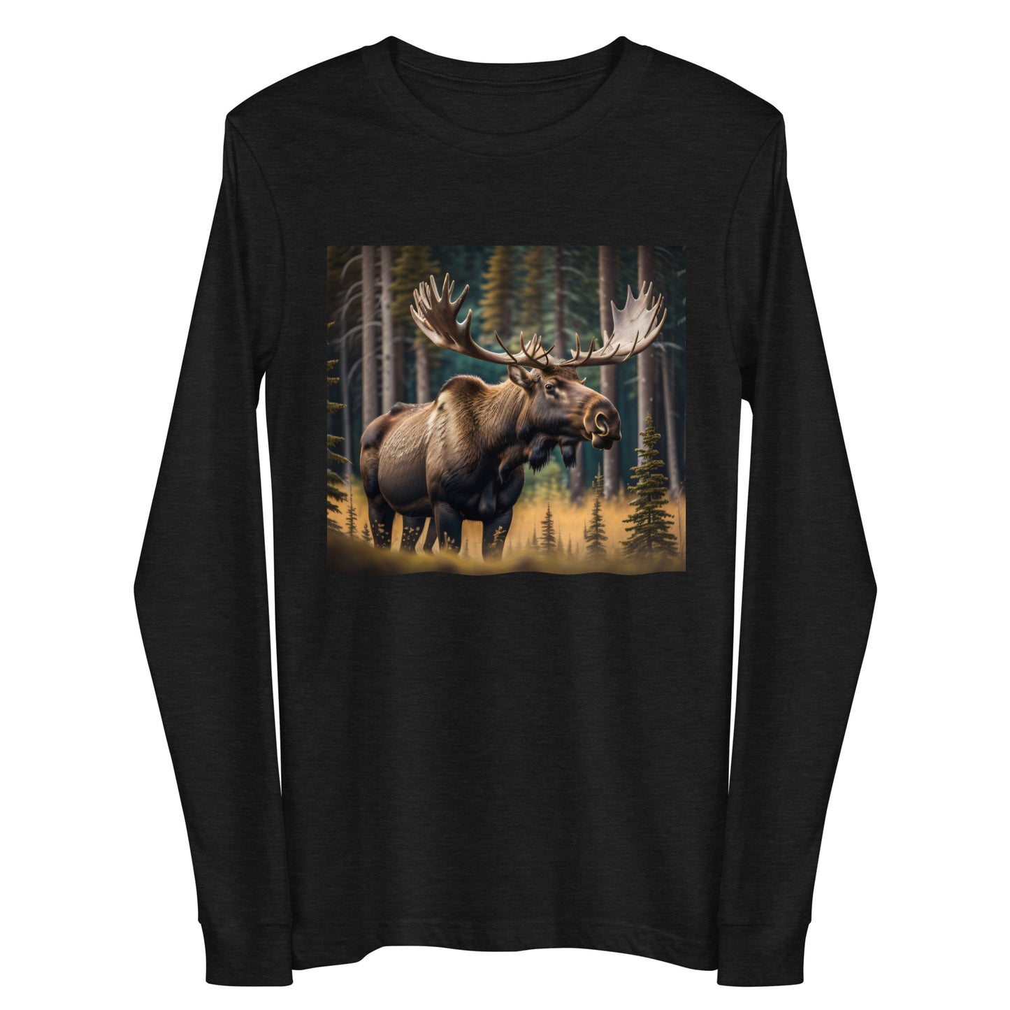 Wilderness Moose - Unisex Long Sleeve Tee