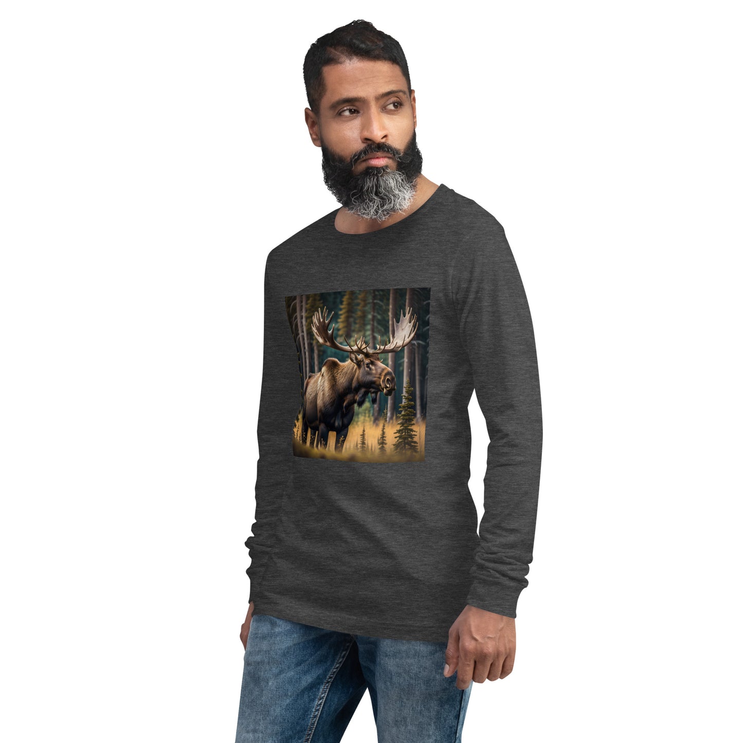 Moose Unisex Long Sleeve Tee