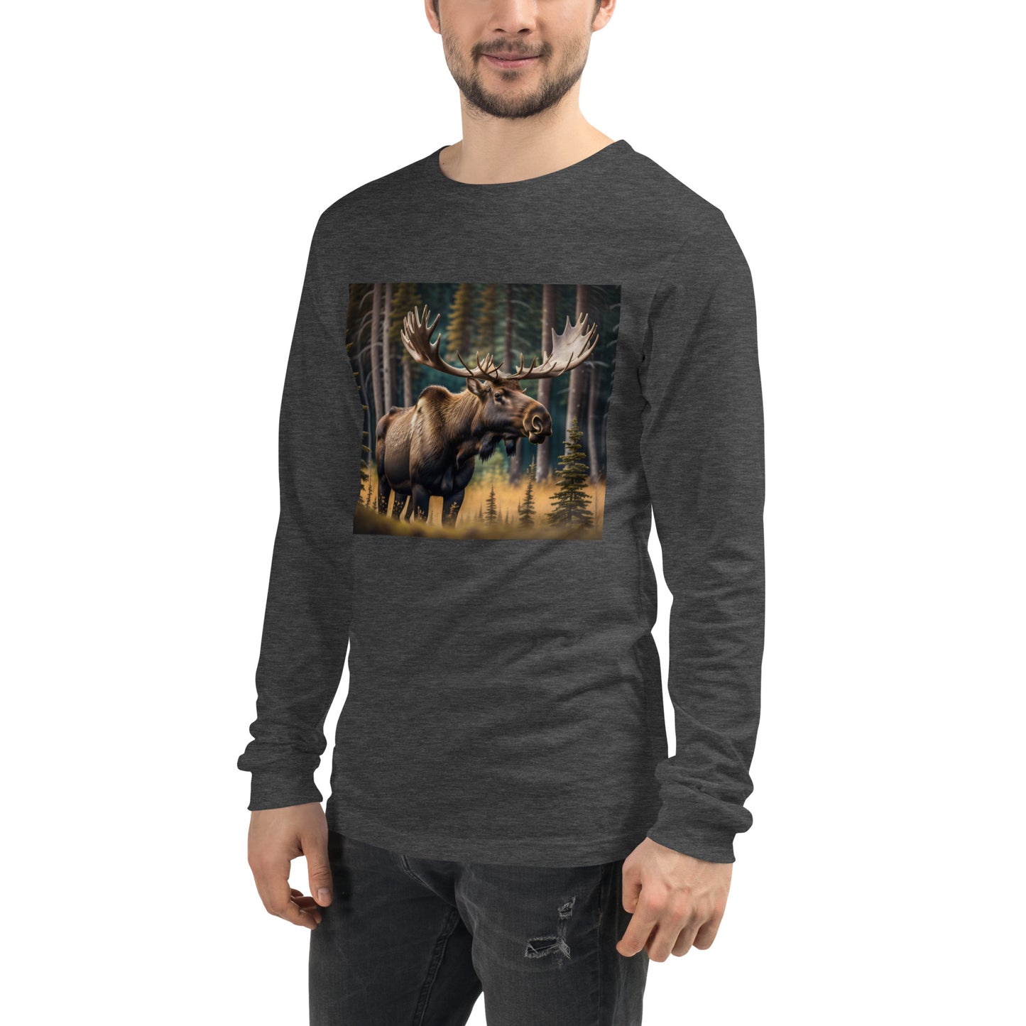 Moose Unisex Long Sleeve Tee