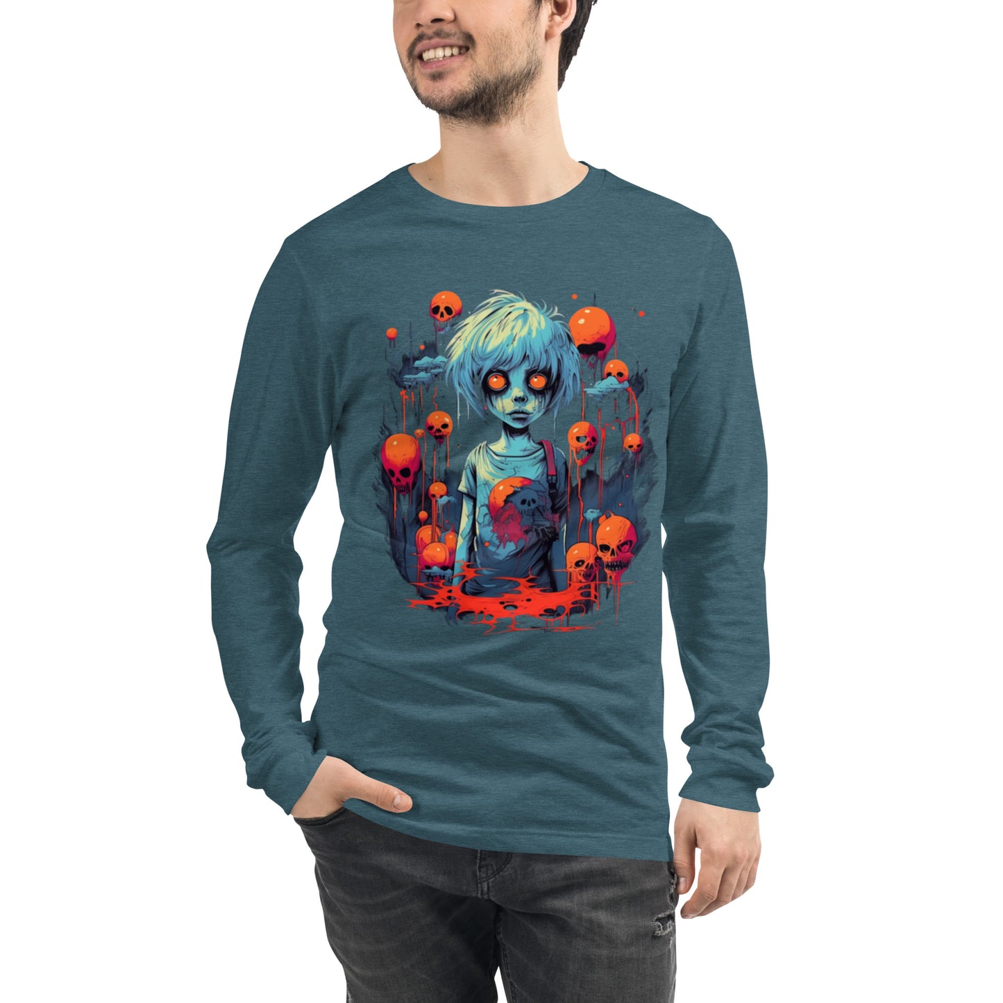 Zombie Boy - Unisex Long Sleeve Tee