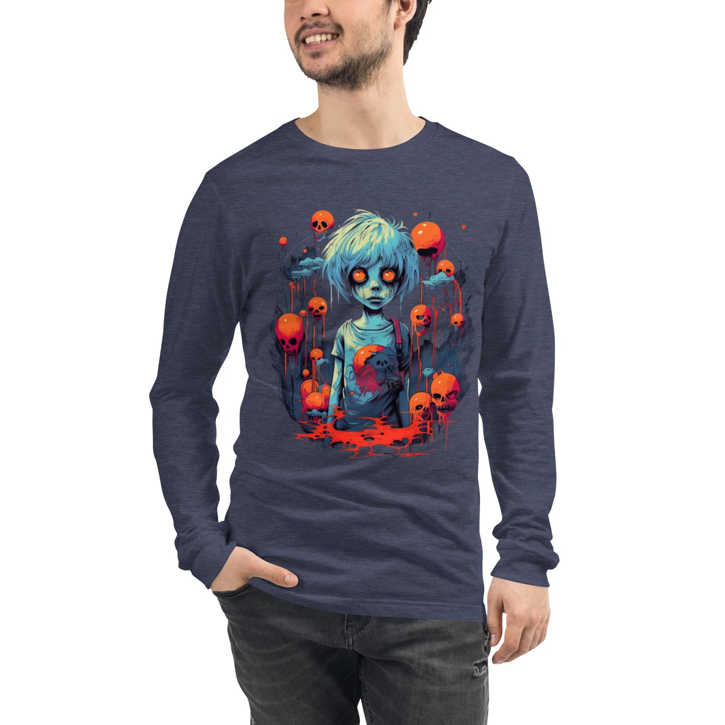 Zombie Boy - Unisex Long Sleeve Tee