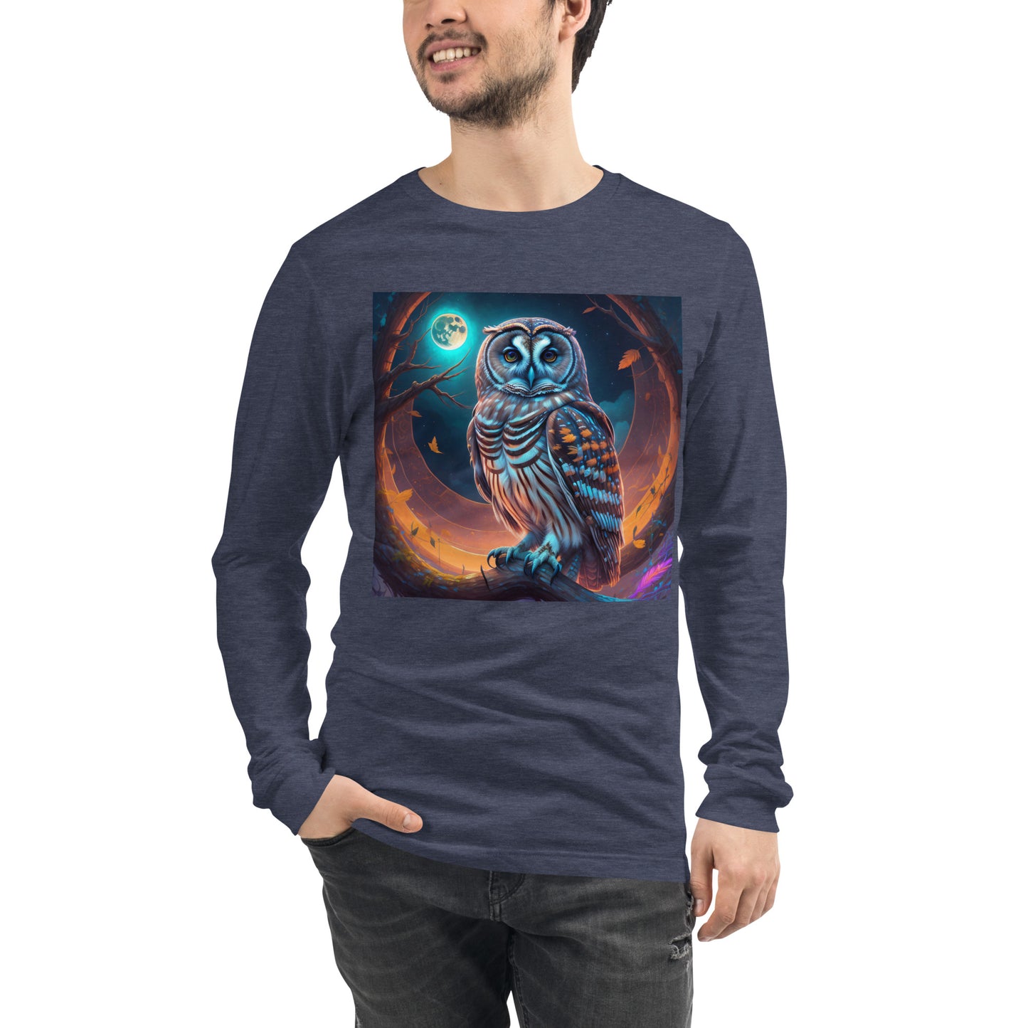 Barred Owl - Unisex Long Sleeve Tee