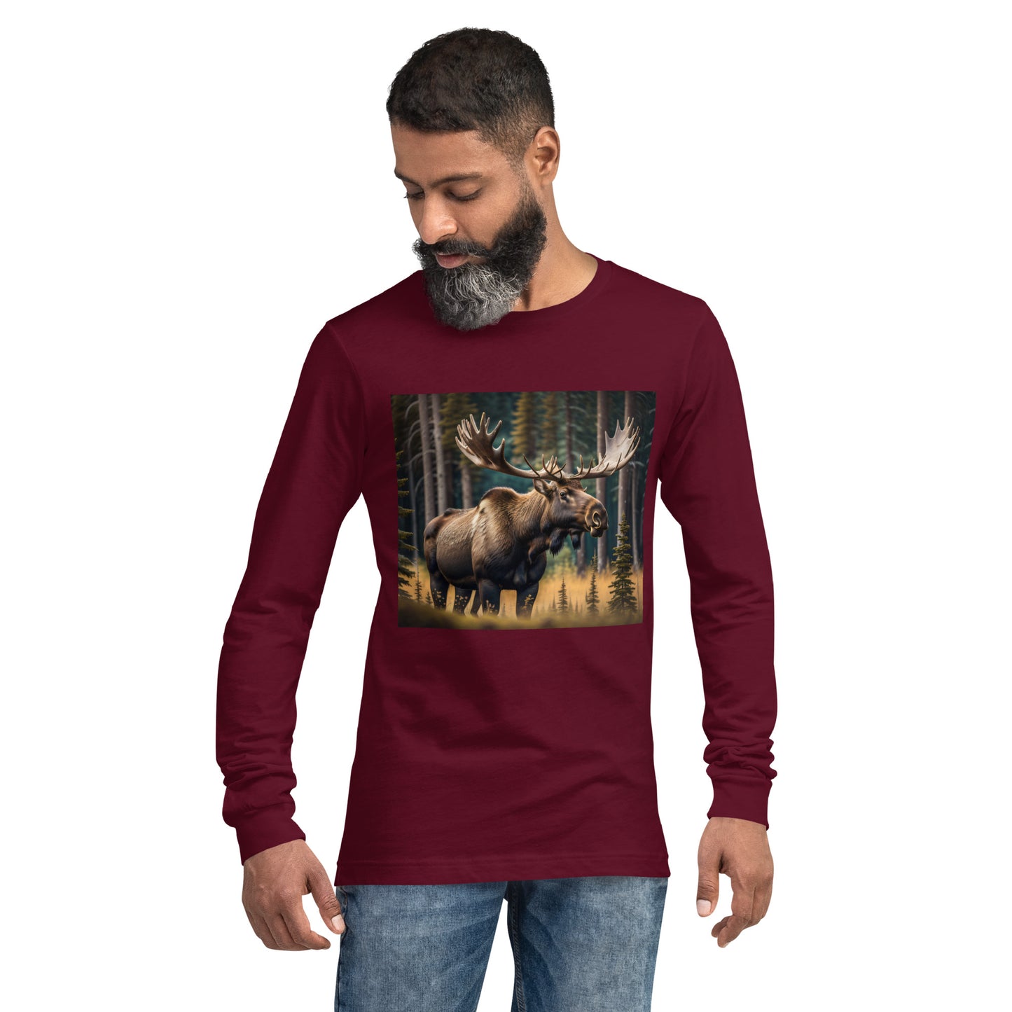 Moose Unisex Long Sleeve Tee