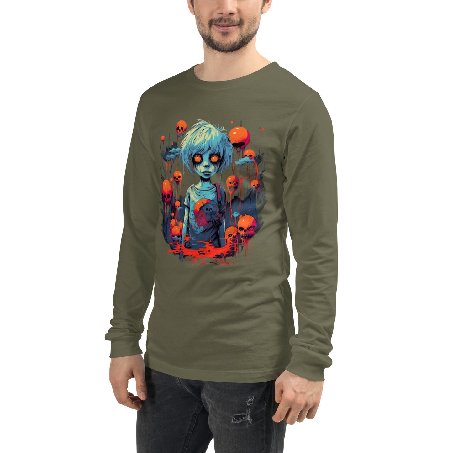 Zombie Boy - Unisex Long Sleeve Tee