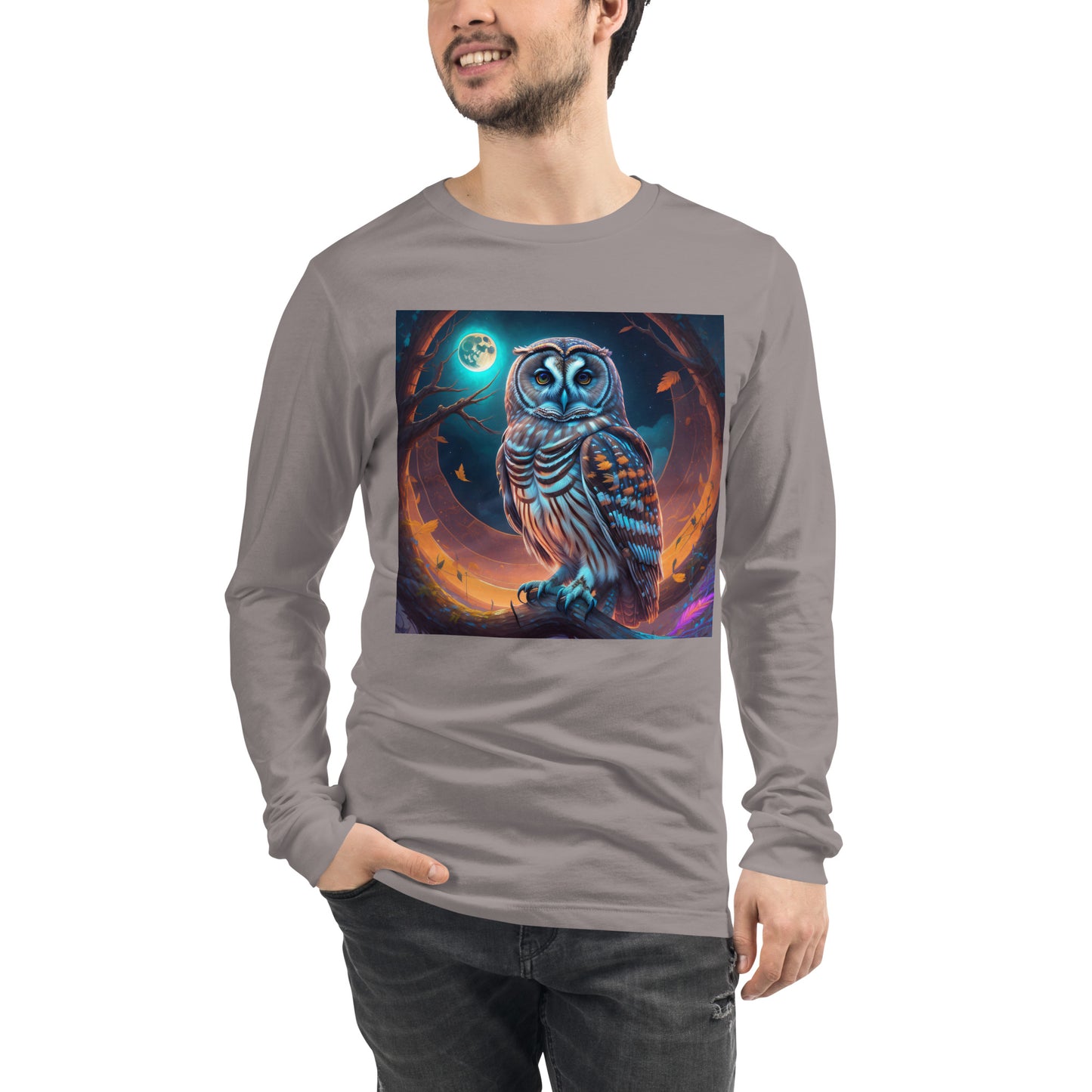 Barred Owl - Unisex Long Sleeve Tee