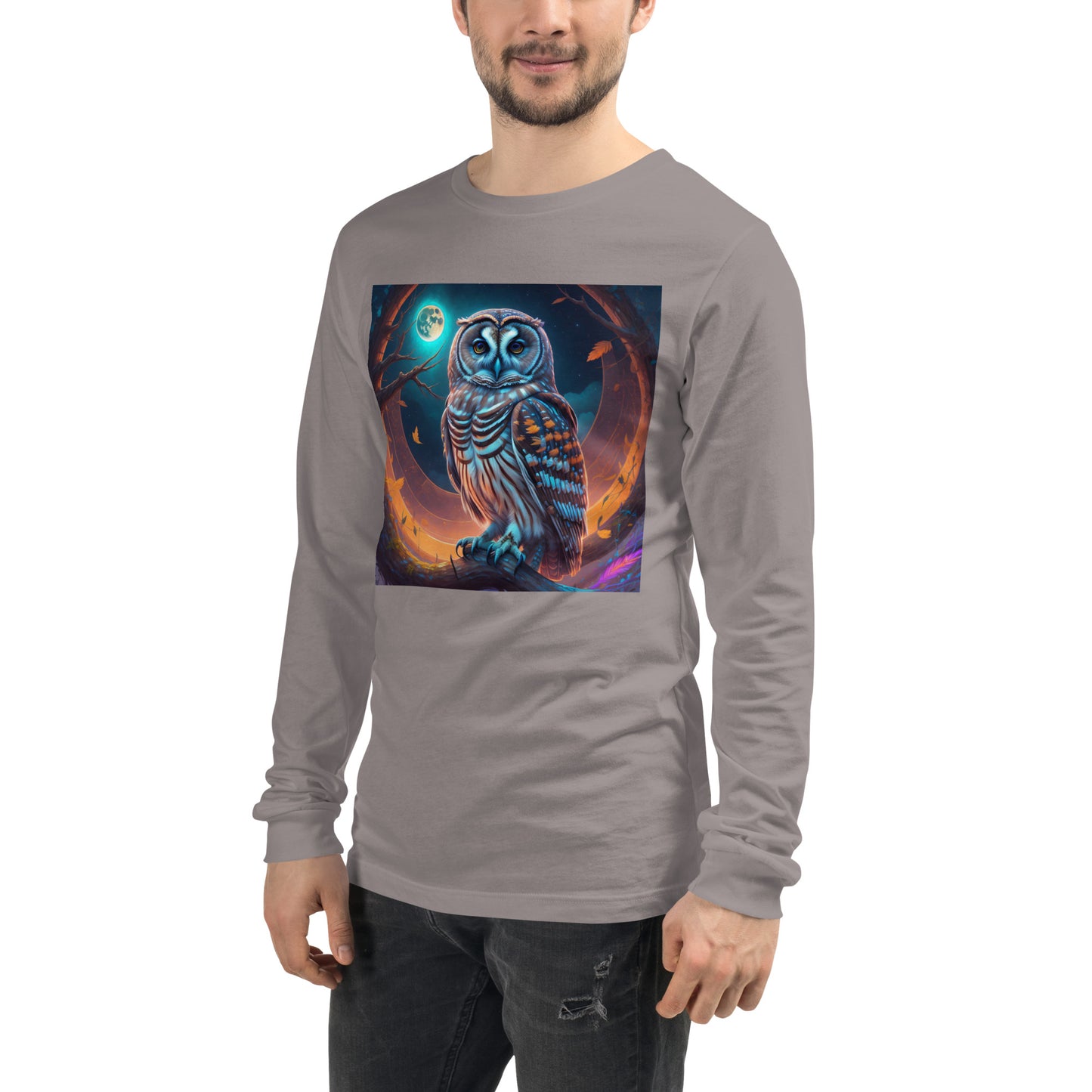 Barred Owl - Unisex Long Sleeve Tee