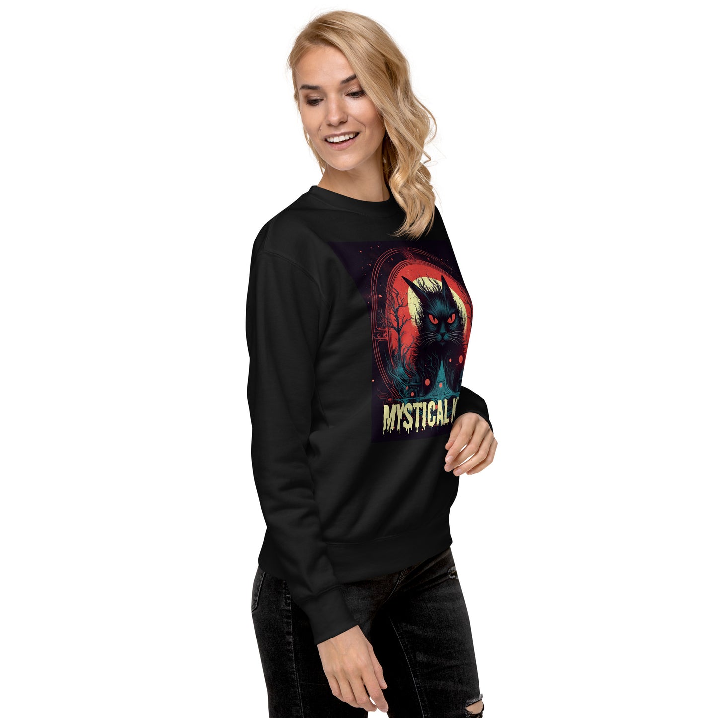 Mystical Kitty - Unisex Premium Sweatshirt