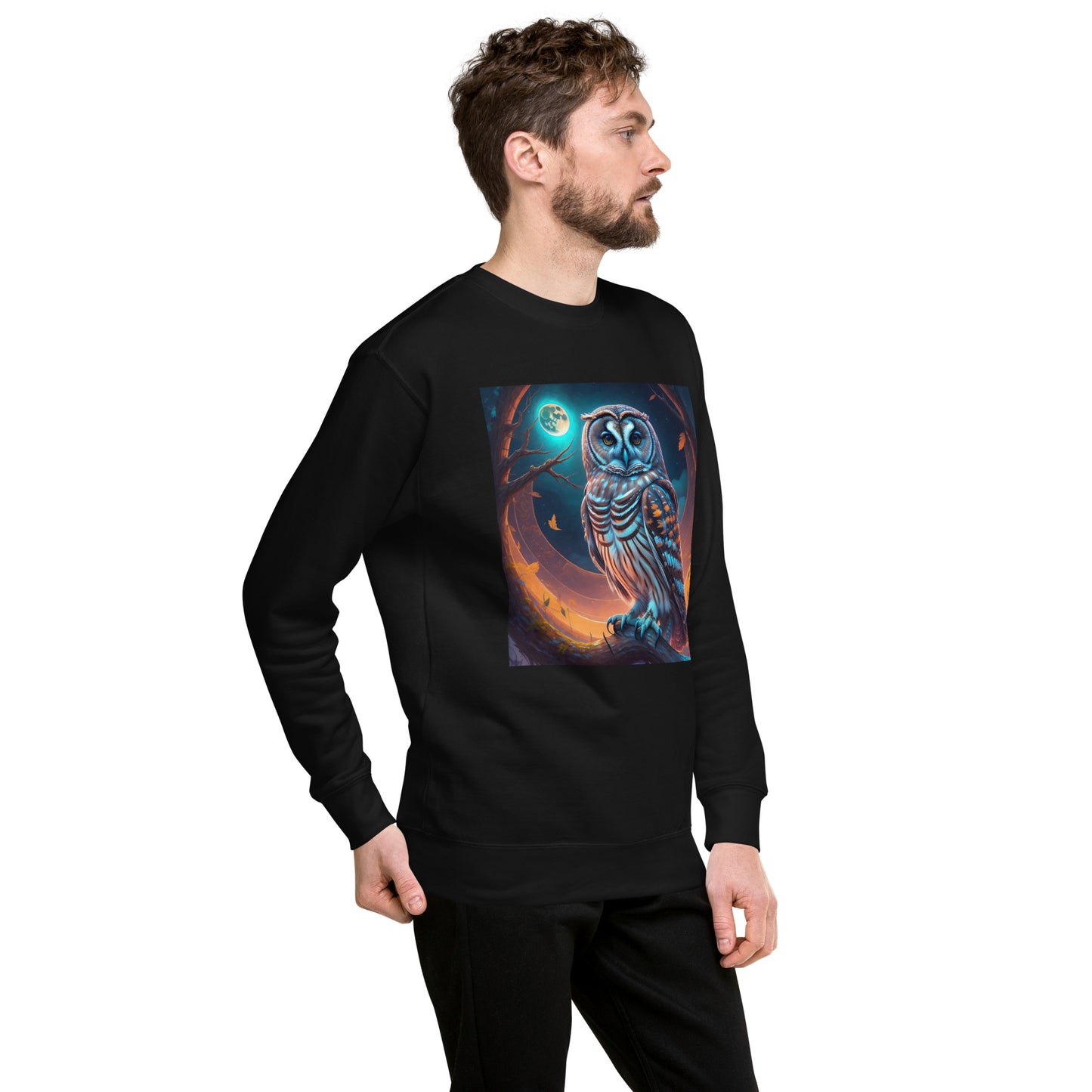 Barred Owl - Unisex Premium Sweatshirt