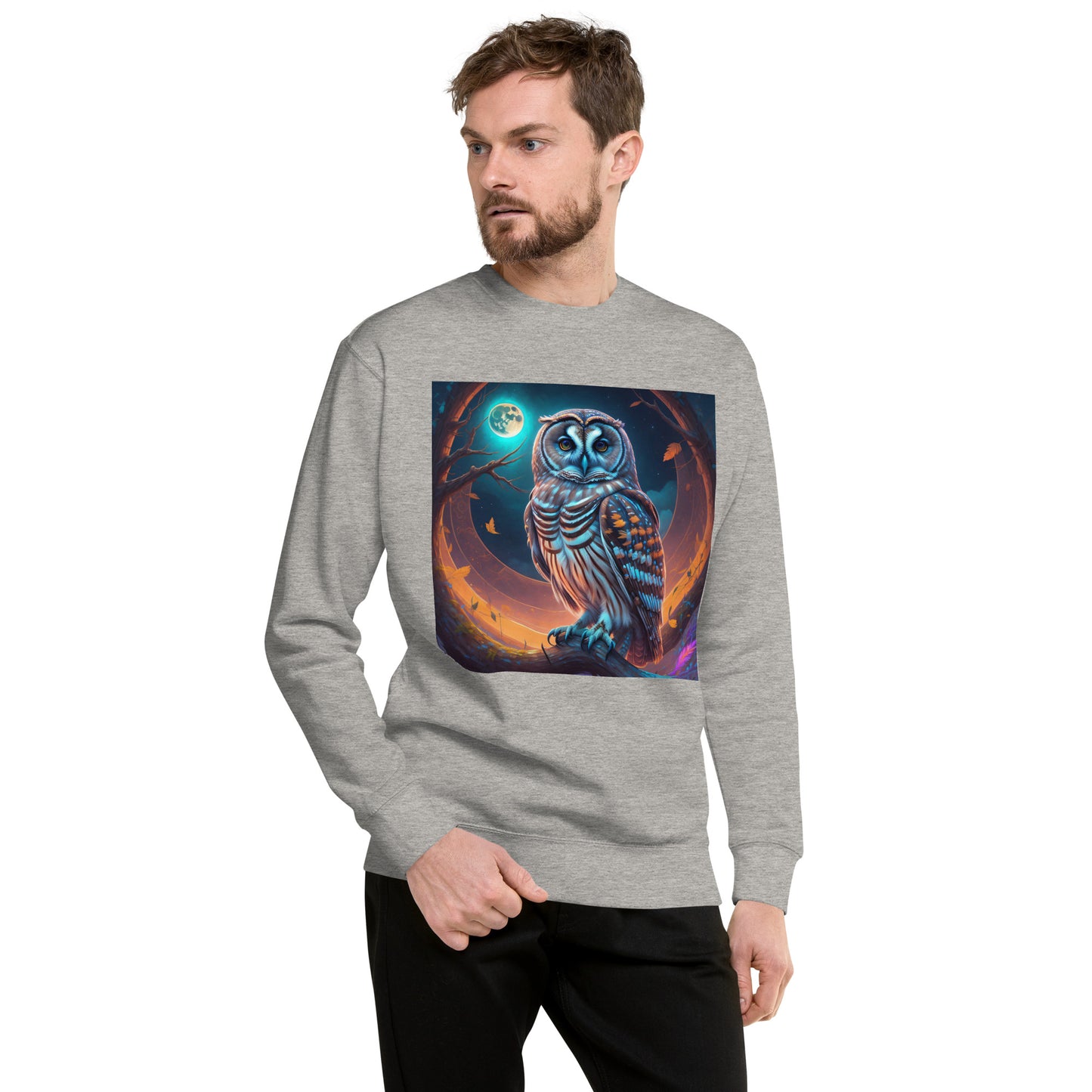 Barred Owl - Unisex Premium Sweatshirt