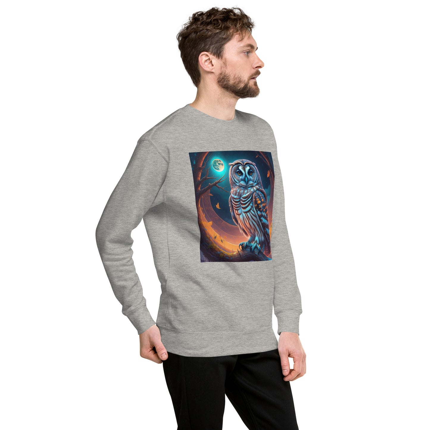 Barred Owl - Unisex Premium Sweatshirt