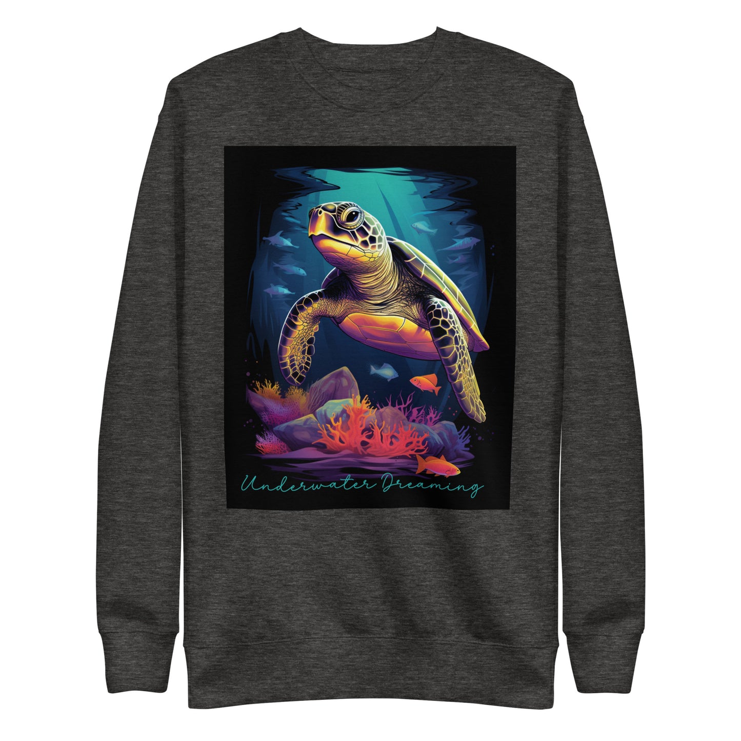 Turtle: "Underwater Dreaming" - Unisex Premium Sweatshirt