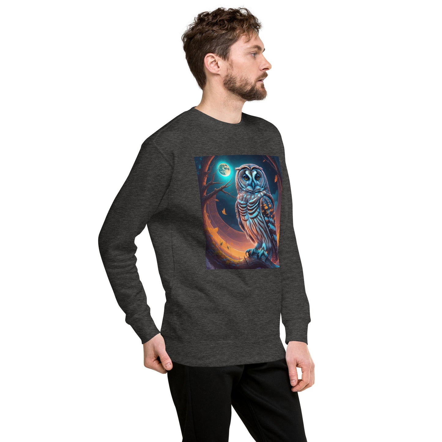 Barred Owl - Unisex Premium Sweatshirt