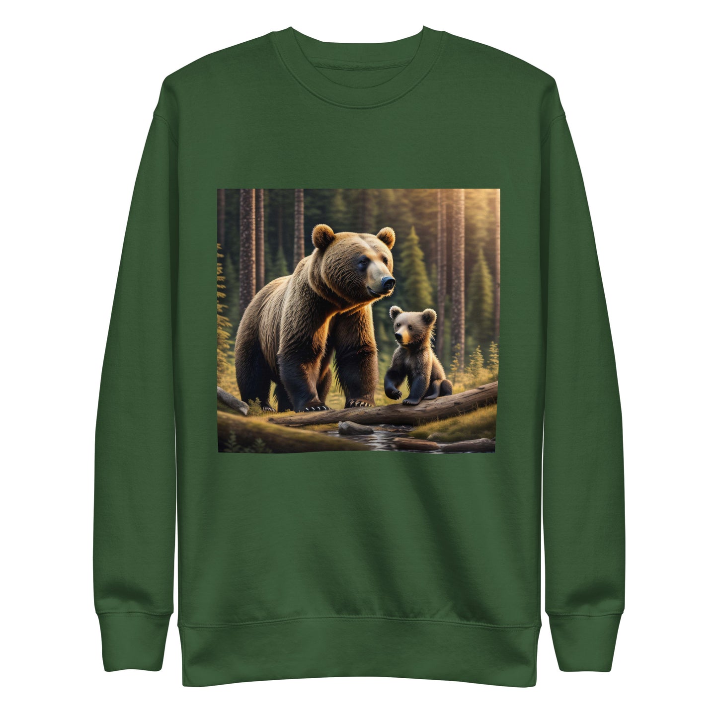 Willderness Bear & Cub - Unisex Premium Sweatshirt