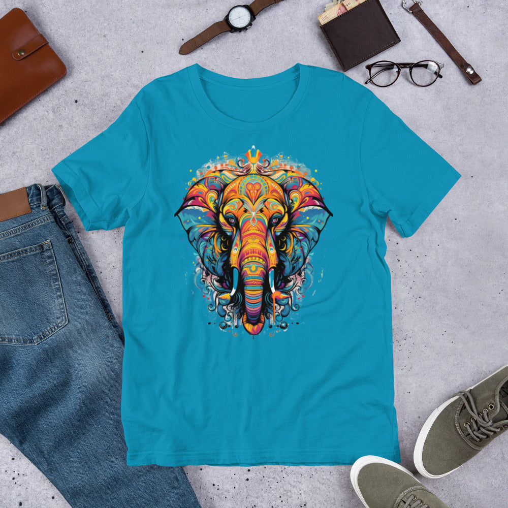 Unisex t-shirt Boho Elephant 02