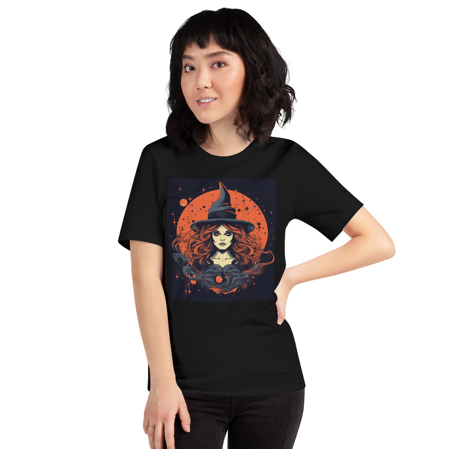 Halloween Witch Red #4 -Unisex t-shirt