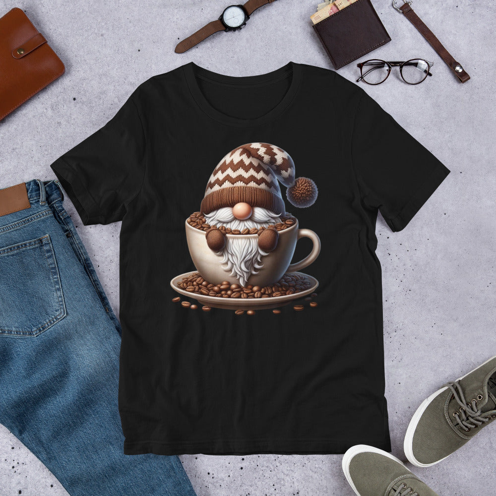 Unisex T-Shirt Coffee Gnome #1