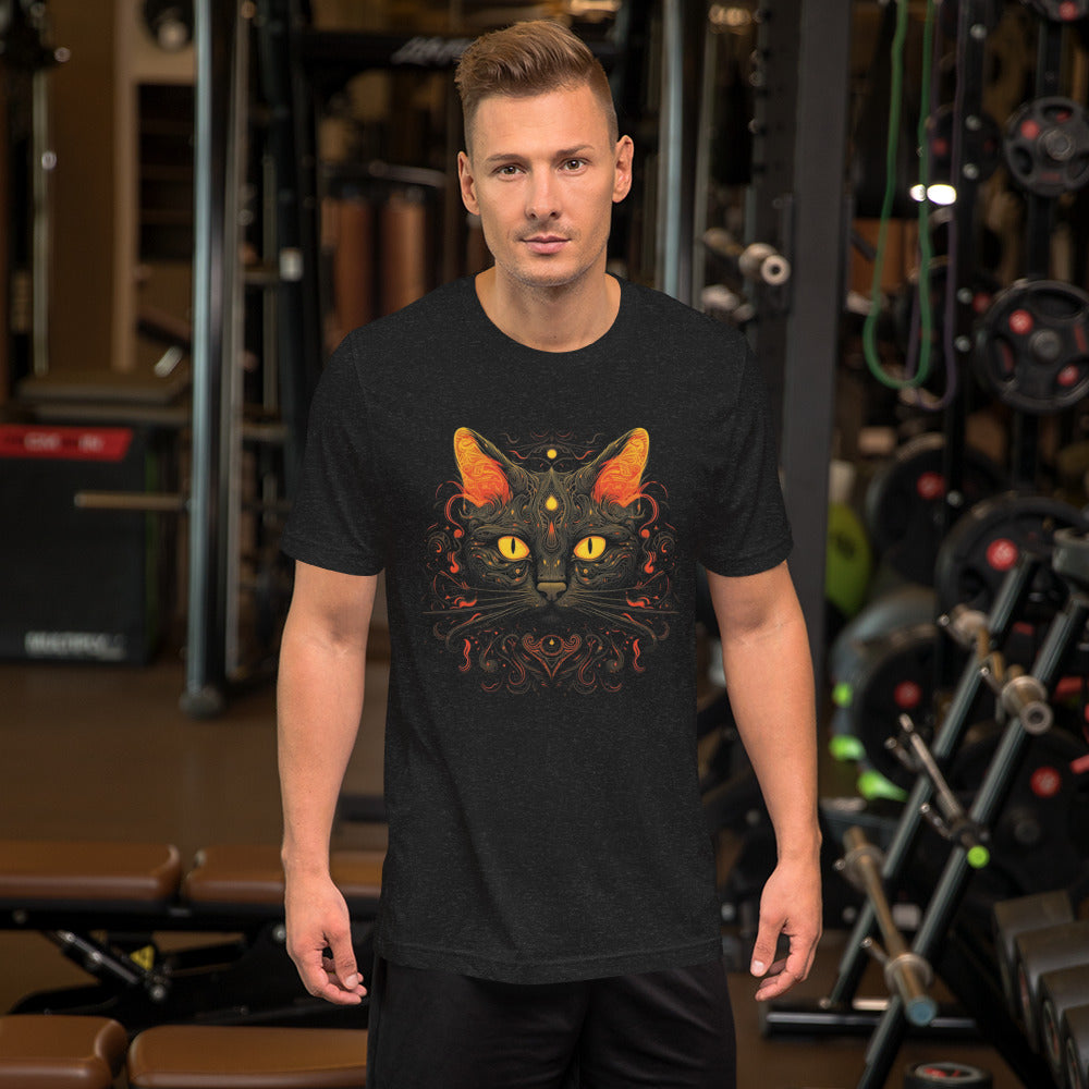 Black Cat Mysterious - Unisex t-shirt