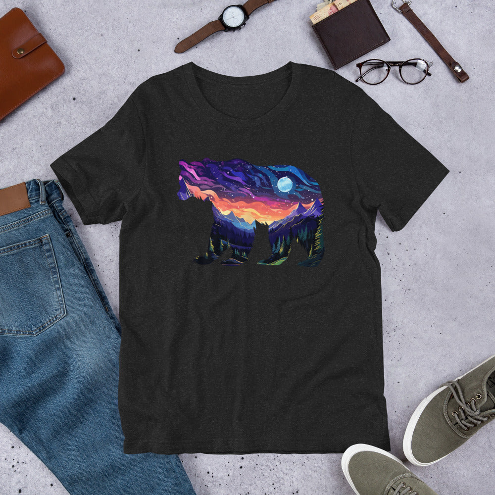 Bear Landscape 5. 7 Unisex t-shirt