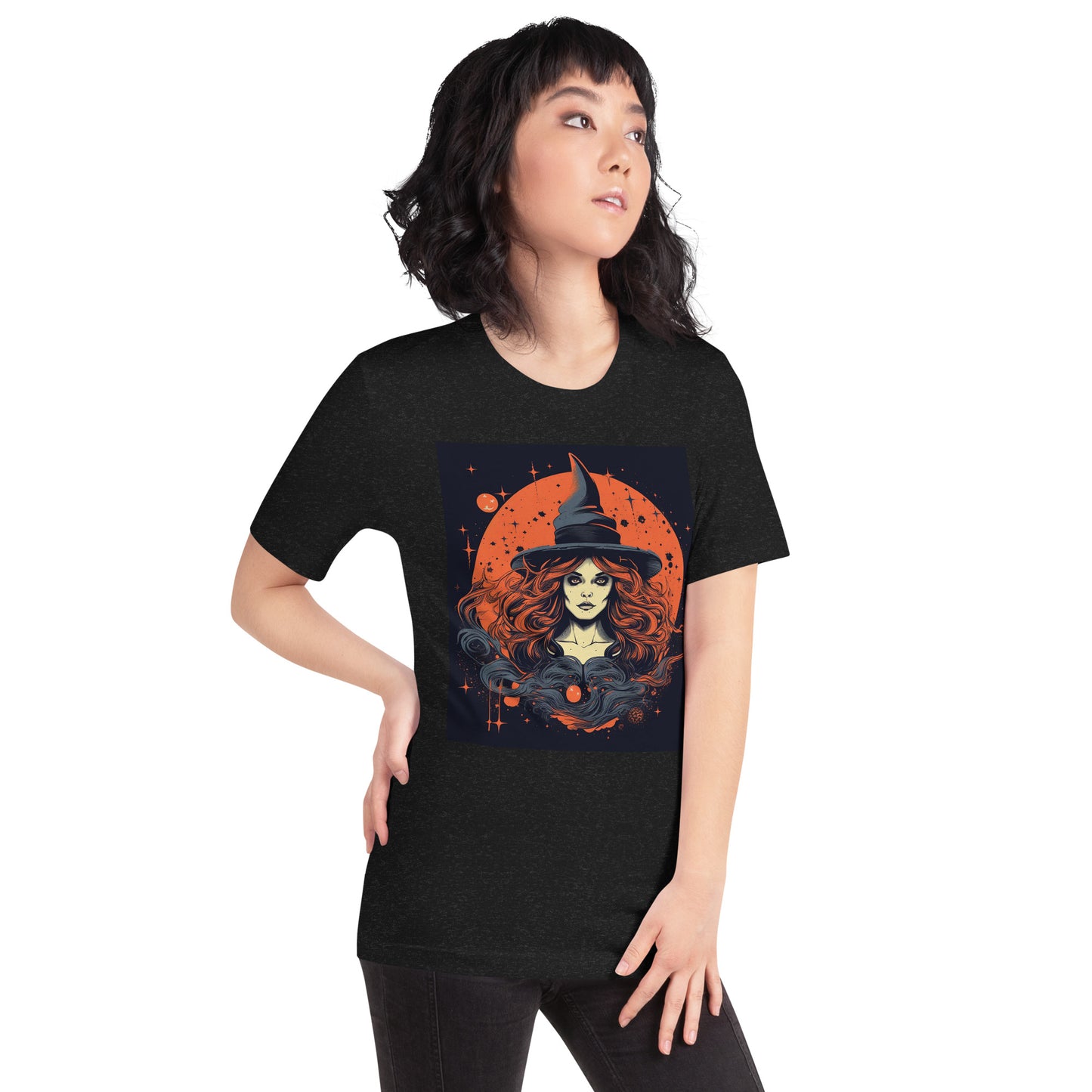 Halloween Witch Red #4 -Unisex t-shirt