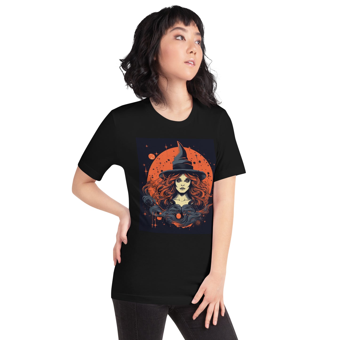 Halloween Witch Red #4 -Unisex t-shirt