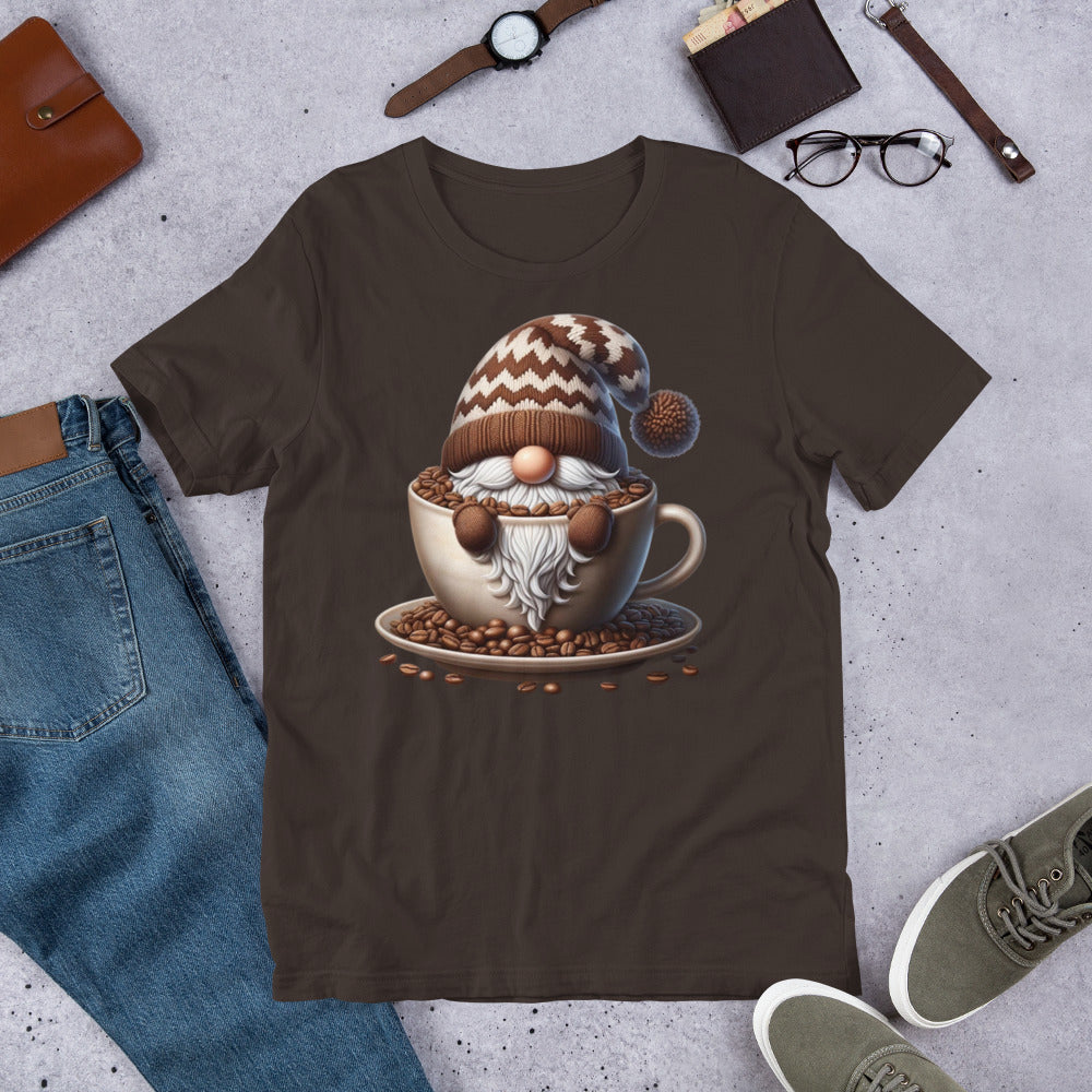 Unisex T-Shirt Coffee Gnome #1