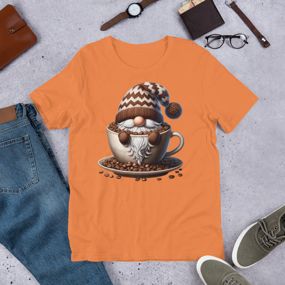 Unisex T-Shirt Coffee Gnome #1