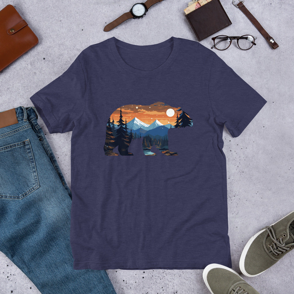 Bear Landscape 4.8 - Unisex t-shirt