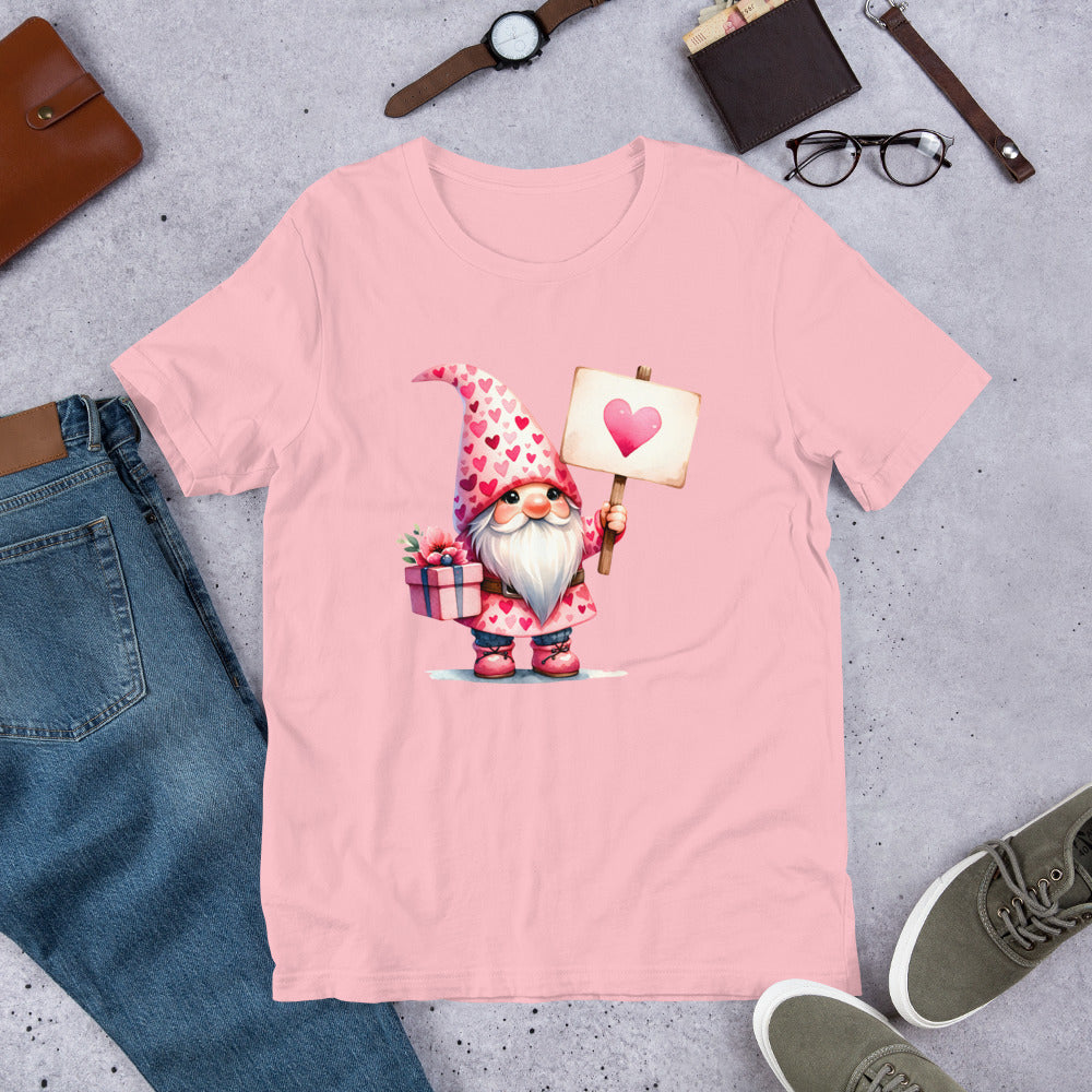 Gnome Love #2 Heart Sign Unisex t-shirt