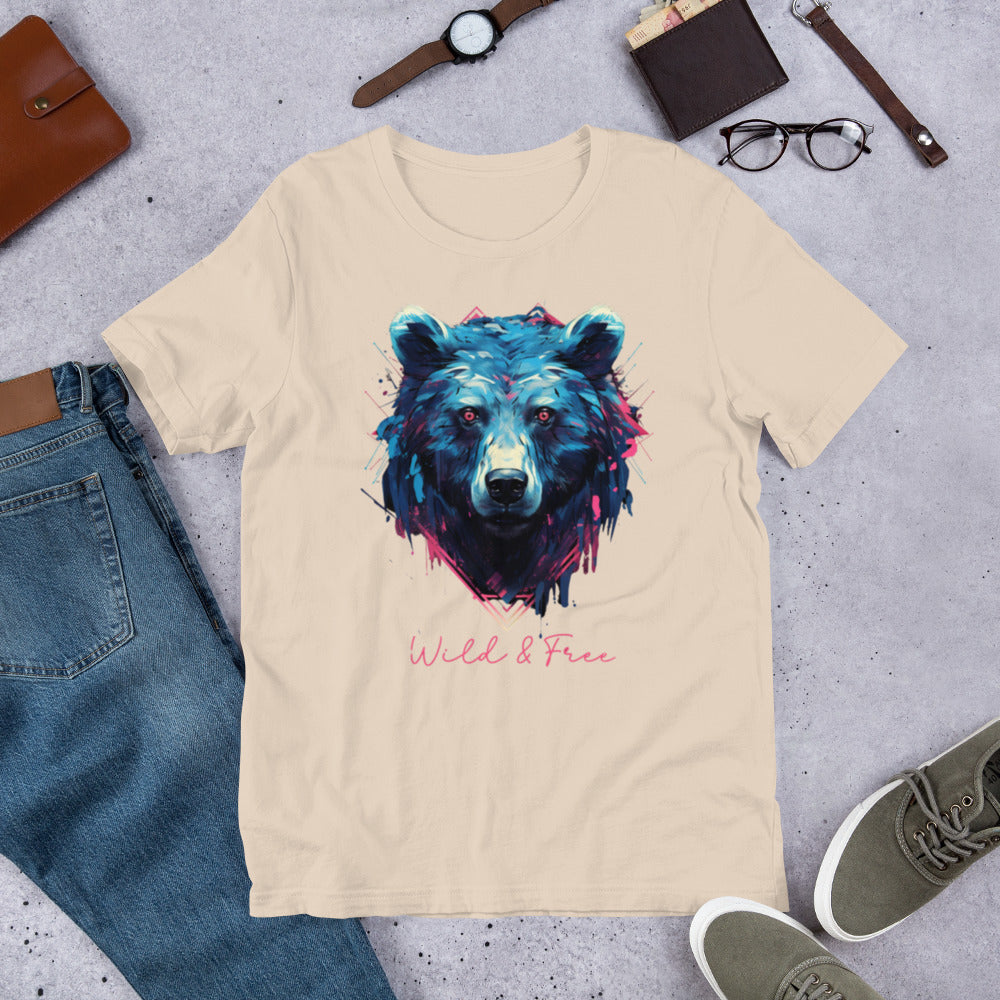 Bear Wild & Free Unisex t-shirt