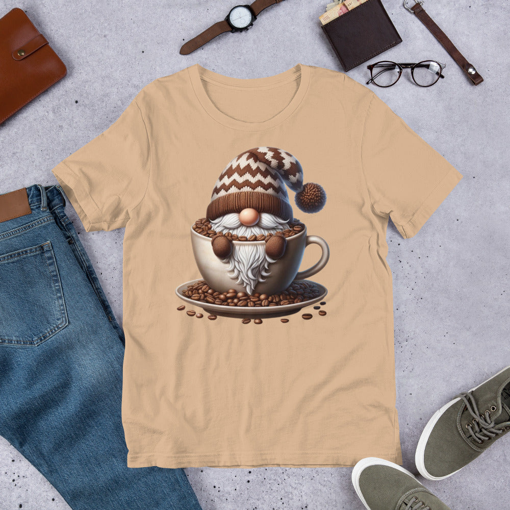 Unisex T-Shirt Coffee Gnome #1