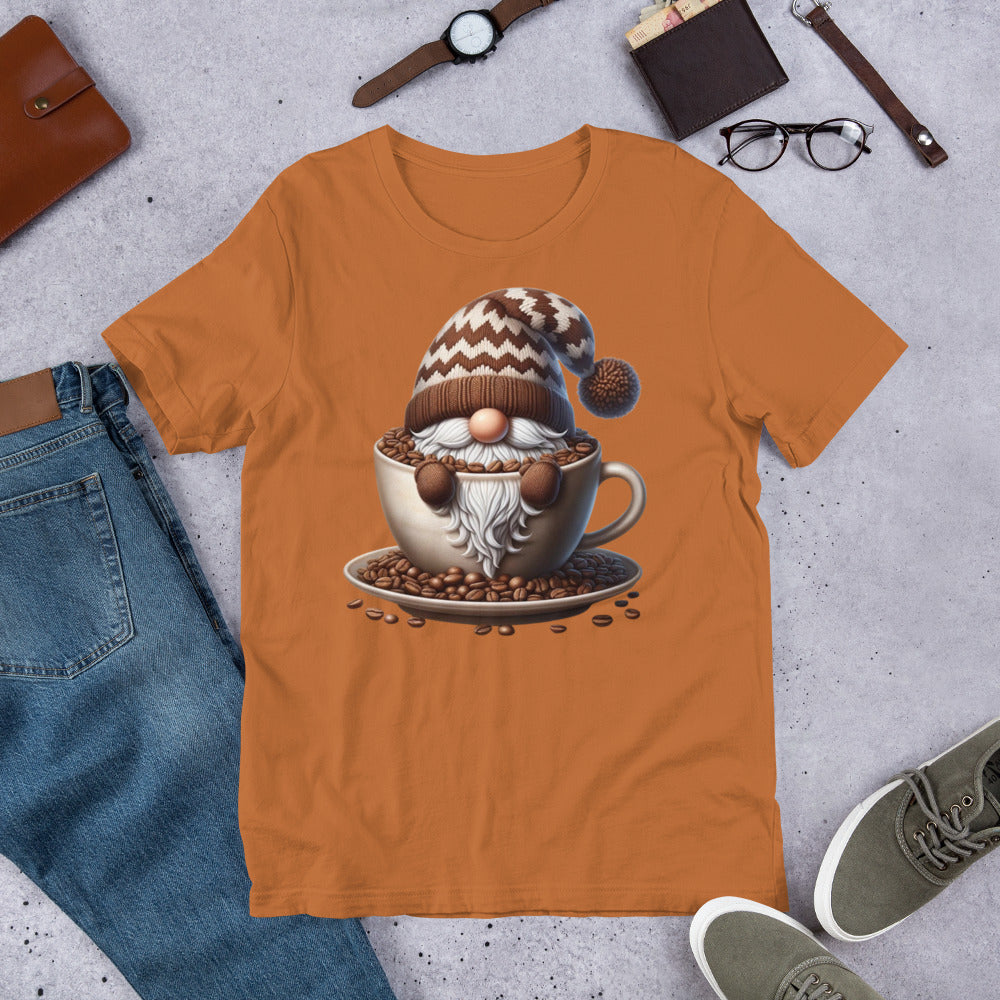 Unisex T-Shirt Coffee Gnome #1