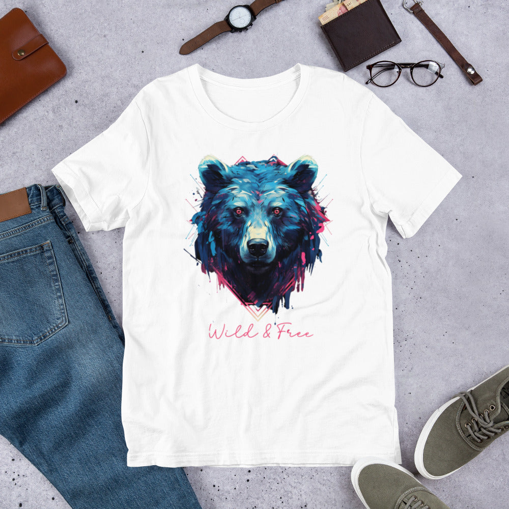 Bear Wild & Free Unisex t-shirt