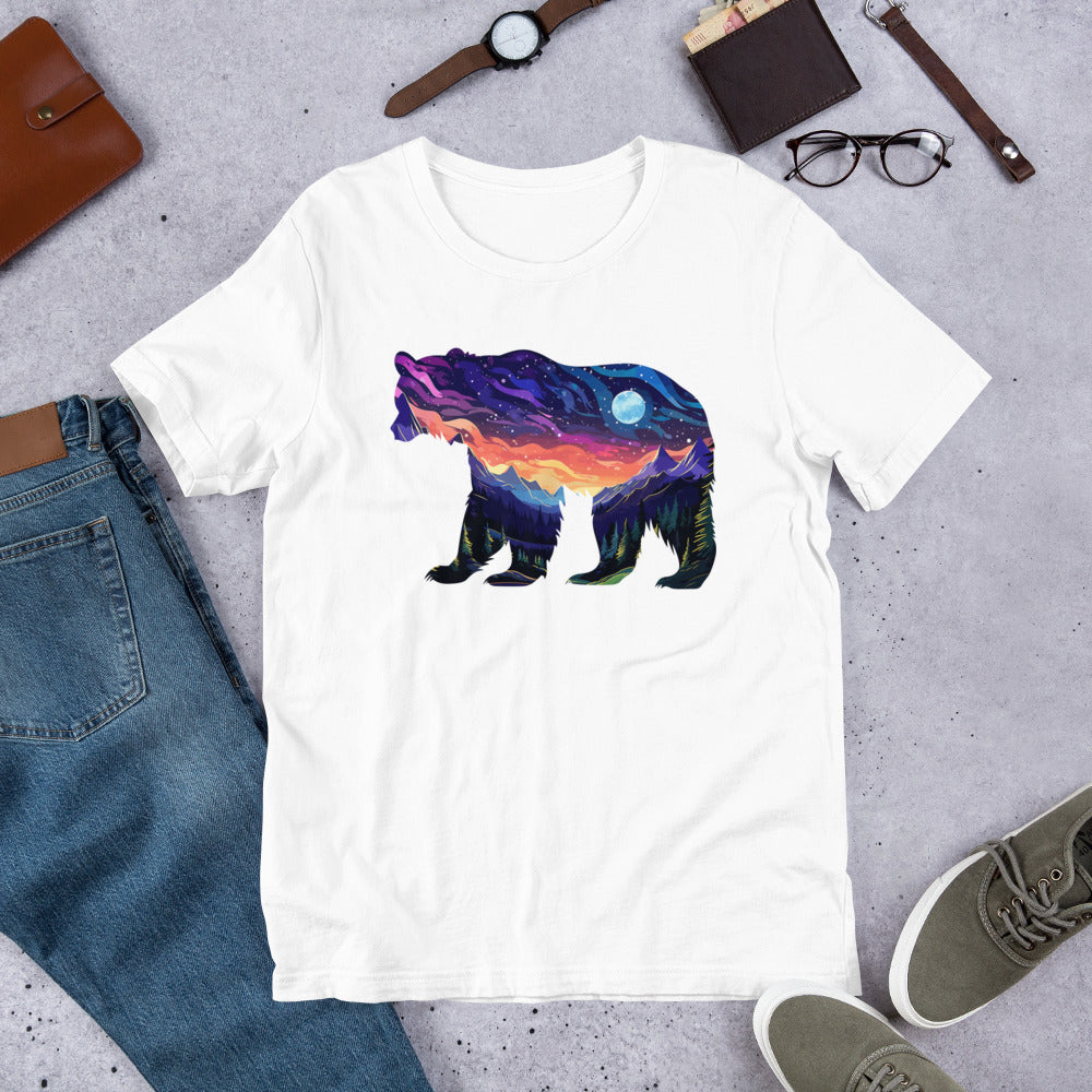 Bear Landscape 5. 7 Unisex t-shirt