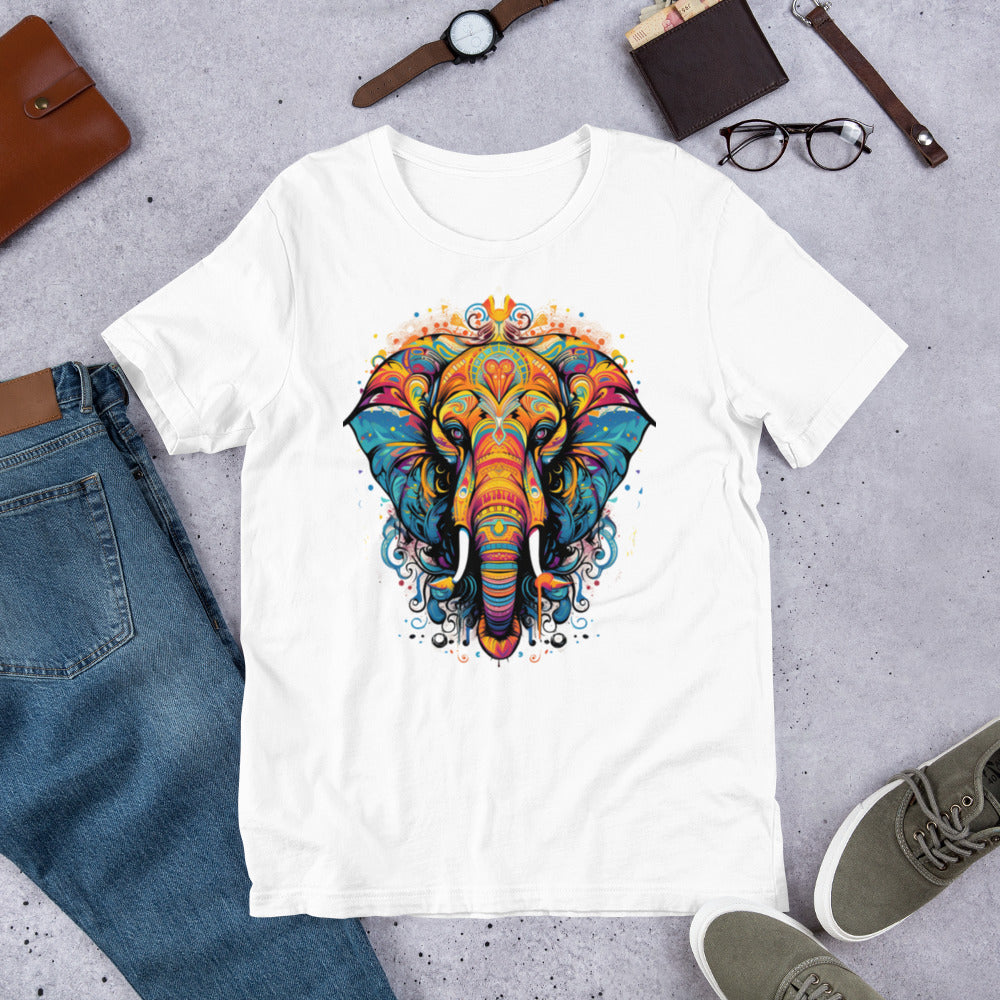 Unisex t-shirt Boho Elephant 02