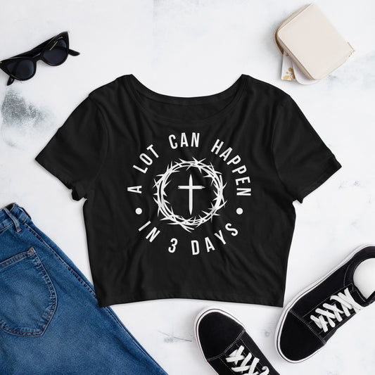 Women’s Crop Tee "3 Days"