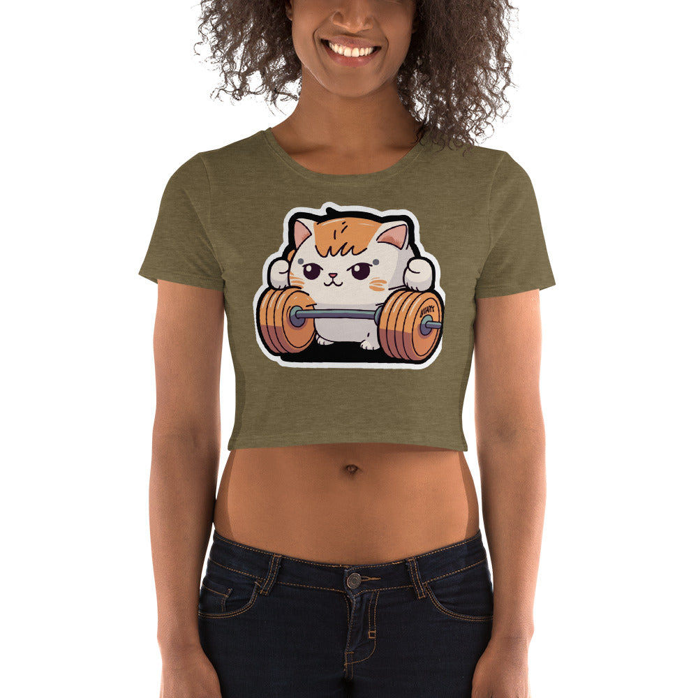 Women’s Crop Tee "Everyday Cats" Weights