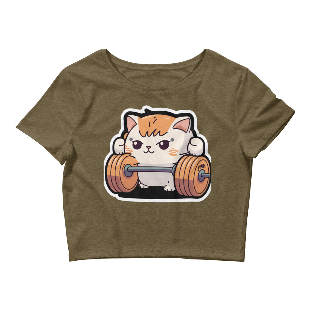 Women’s Crop Tee "Everyday Cats" Weights