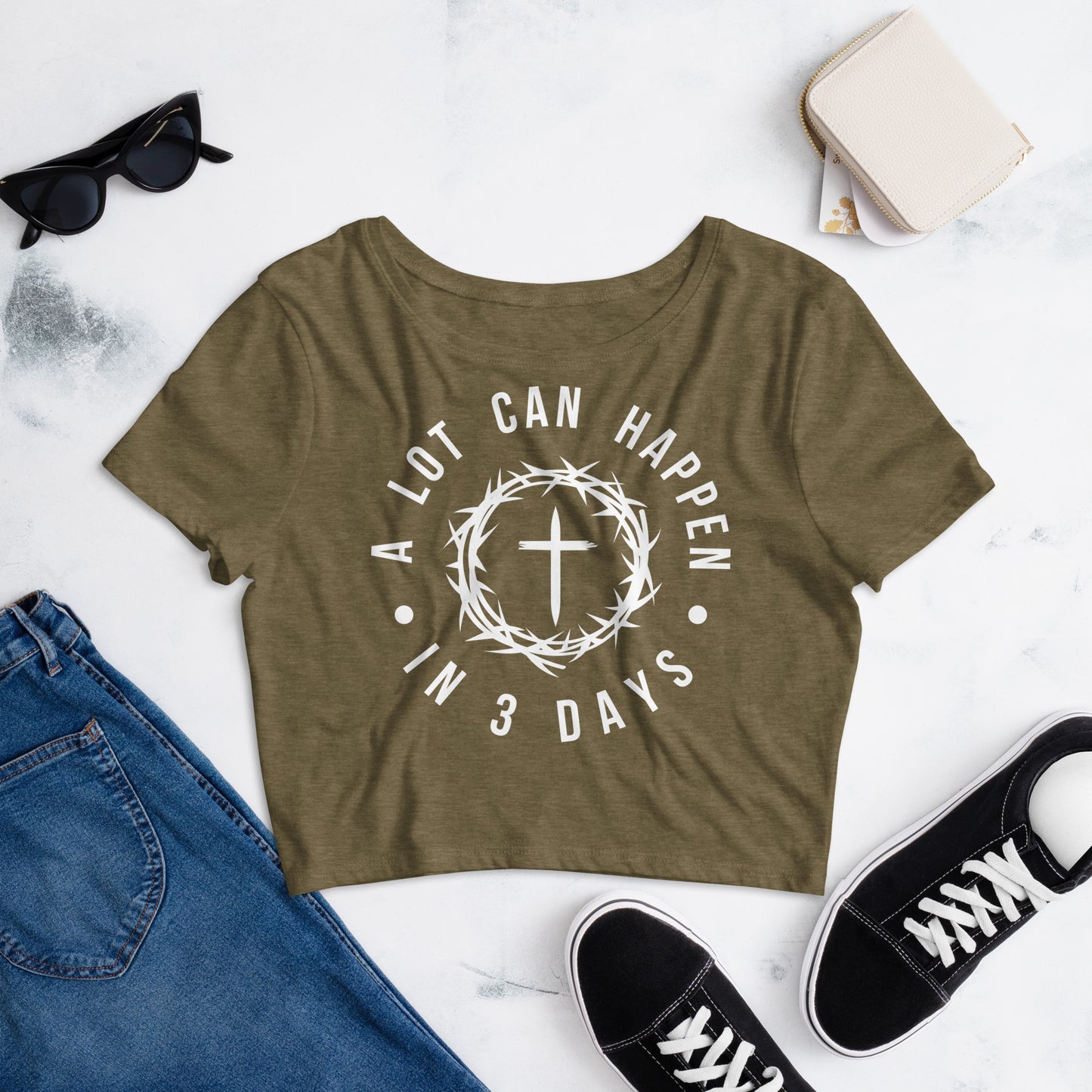 Women’s Crop Tee "3 Days"