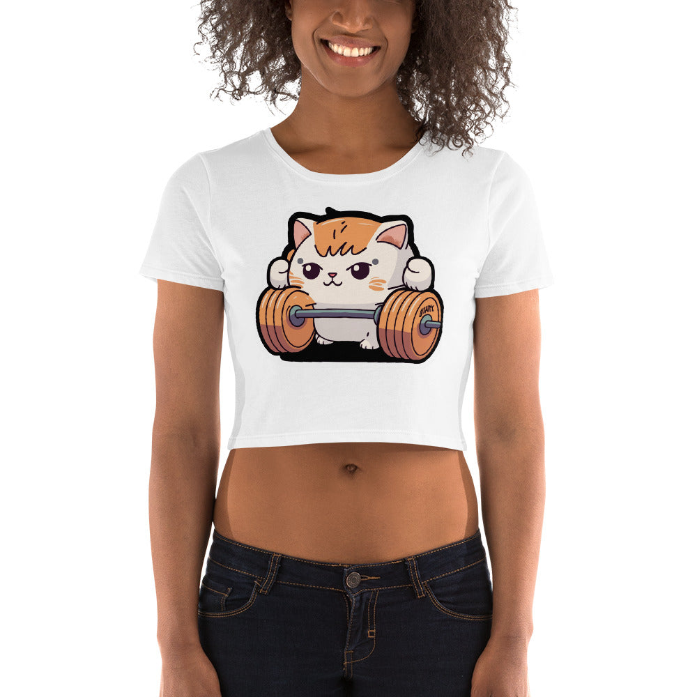 Women’s Crop Tee "Everyday Cats" Weights