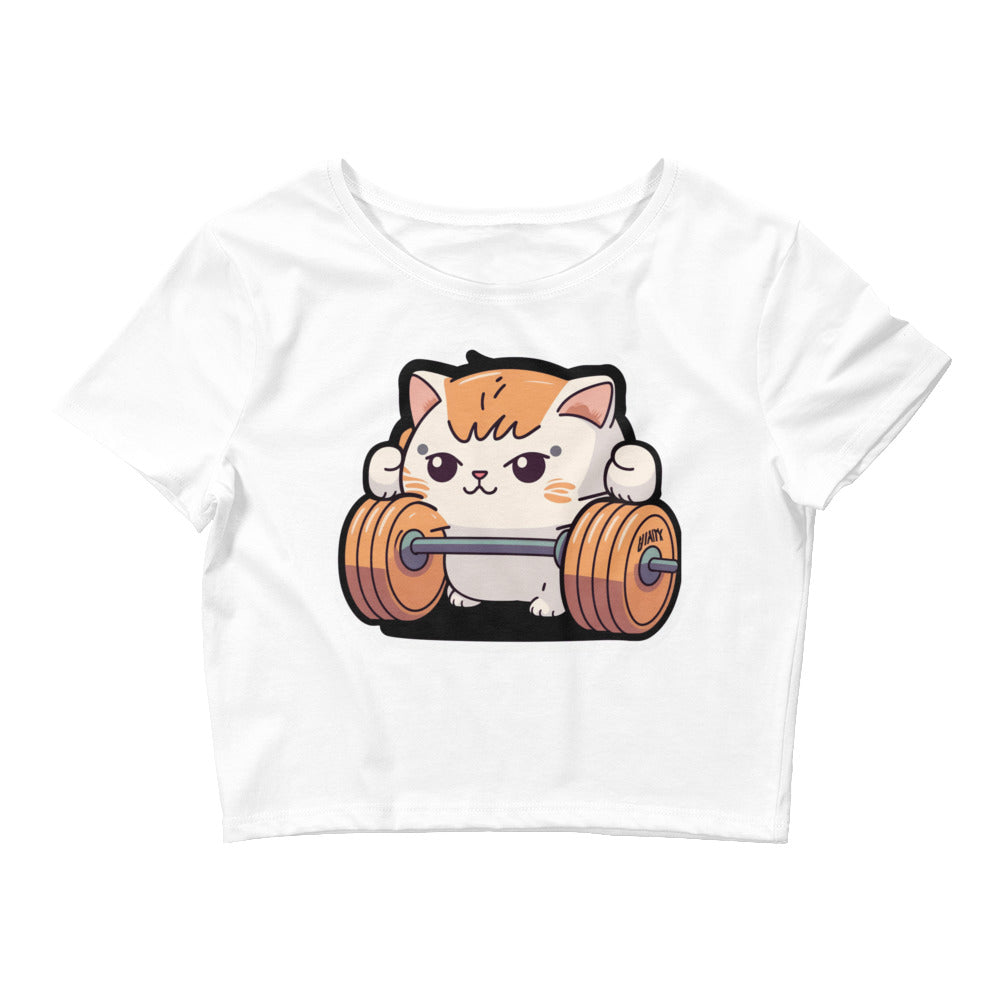 Women’s Crop Tee "Everyday Cats" Weights