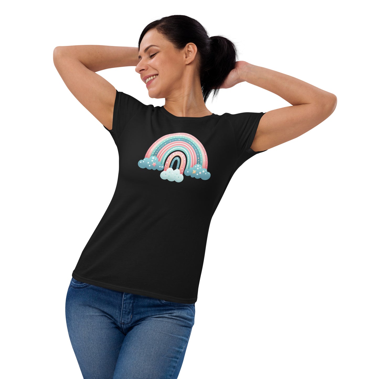 Women's Short Sleeve T-Shirt "Mint Cloud"