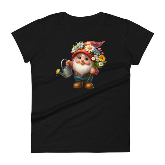 Women's Short Sleeve T-Shirt "Garden Gnomes" Water