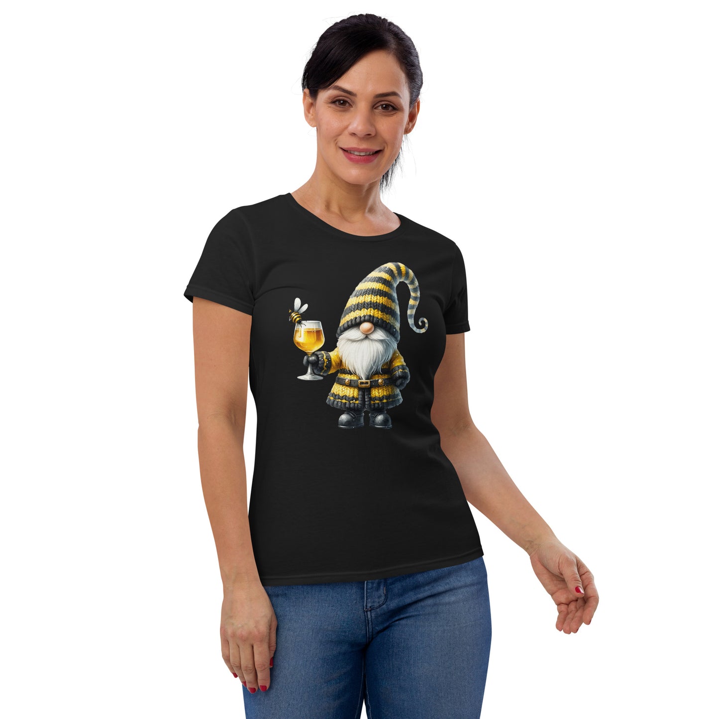 Women's Short Sleeve T-Shirt "Bee & Honey Gnomes" #7