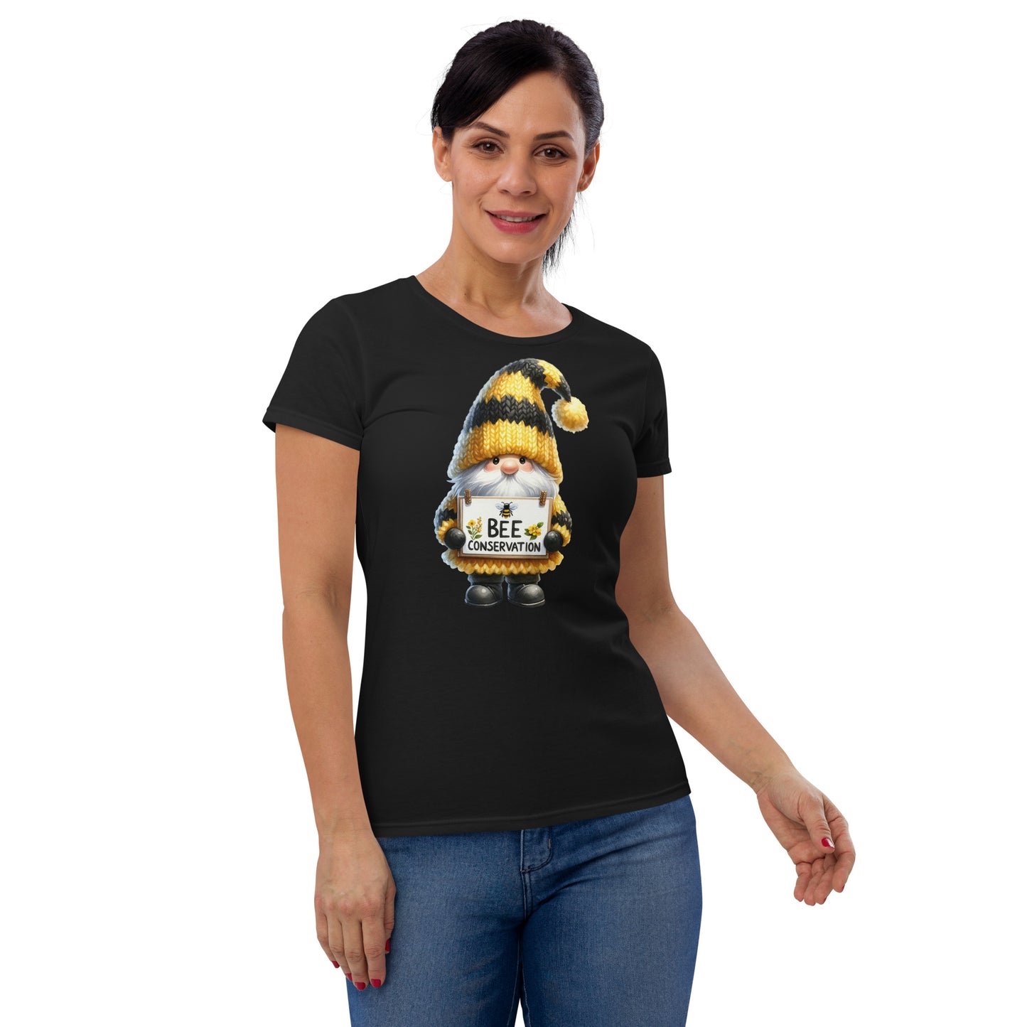 Women's Short Sleeve T-Shirt "Bee & Honey Gnomes" #8